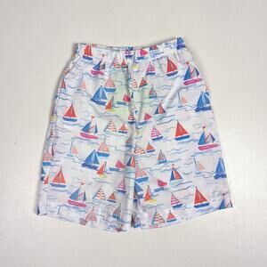 Classic Whimsy Shorts Boys Sz 4 Sailboat Preppy Boutique